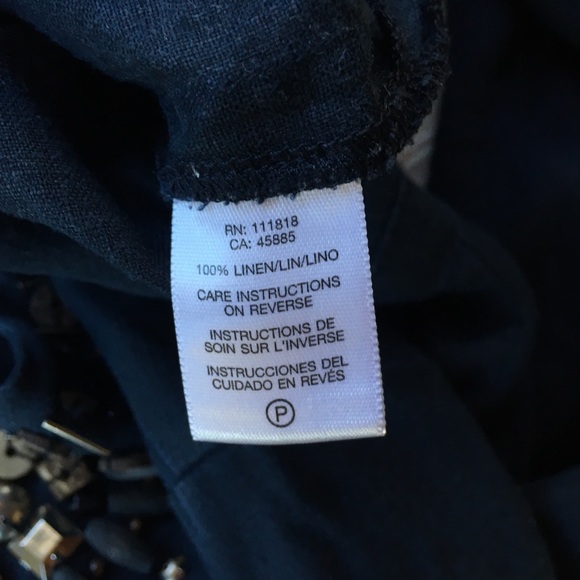 Michael Kors black blouse with beadwork Size Small - Picture 7 of 7